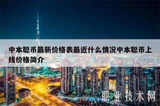 中本聪币最新价格表最近什么情况中本聪币上线价格简介