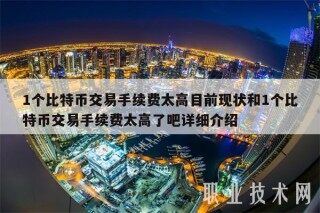 1个比特币交易手续费太高目前现状和1个比特币交易手续费太高了吧详细介绍